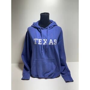 Texas Hoodie Women’s Sz S Purple Kangaroo Pocket Dimco Apparel